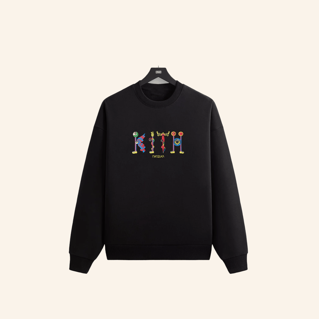 Kith Merch Kith For Nanzuka Gallery Tanaami Nelson Crewneck Sweatshirt Him Gifts - Lilybirchmarket