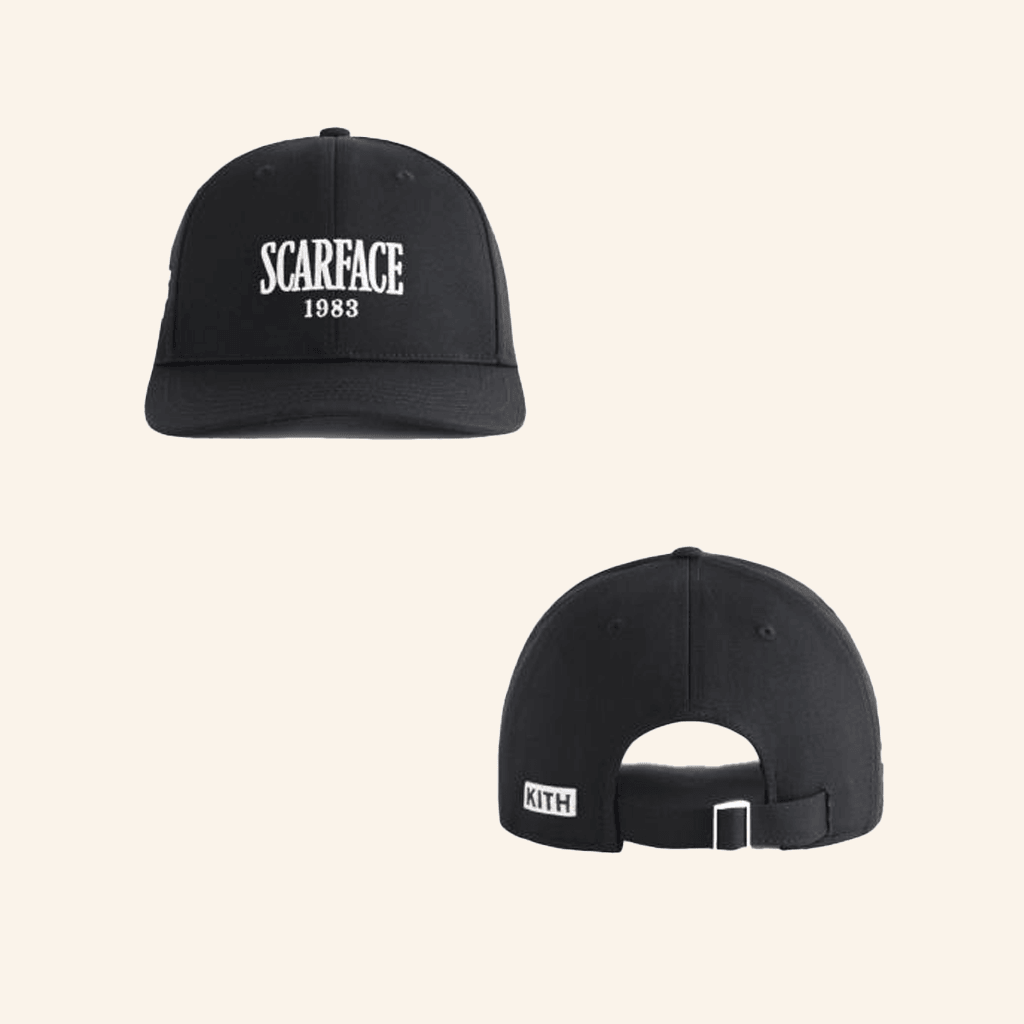 Kith Merch Kith For Scarface Twill Aaron Cap Embroidered Gifts For Dad - Lilybirchmarket