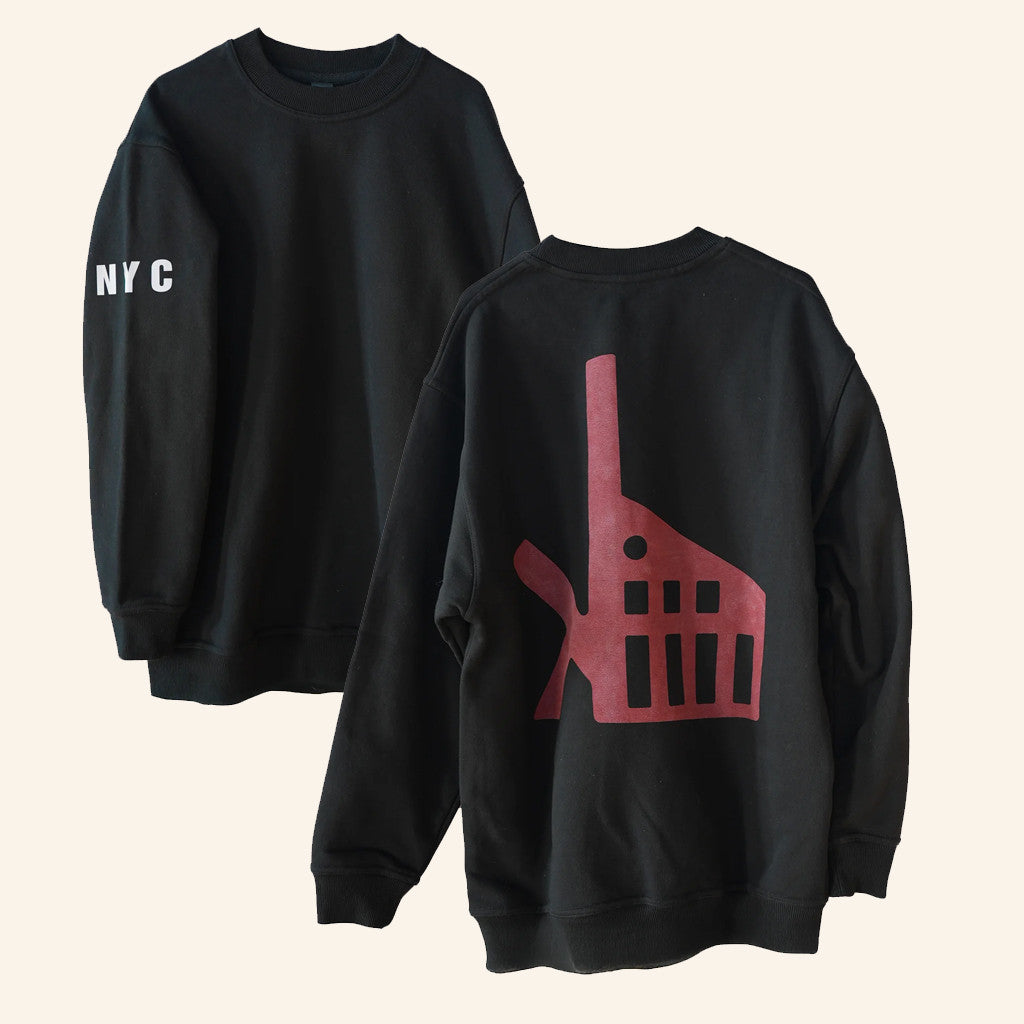 Knockdown Merch Black NYC Knockdown Sweatshirt Christmas Presents For Him - Lilybirchmarket