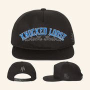 Knocked Loose Merch Knocked Loose Branch Angel Snapback Hat Embroidered Xmas Gifts For Him - Lilybirchmarket