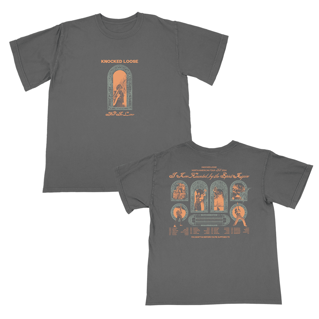 Knocked Loose Merch Knocked Loose I Am Haunted 2024 Tour T-Shirt Top Father's Day Gifts - Lily Birch Market