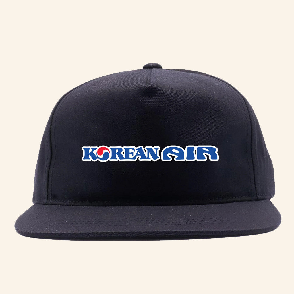 Koreatown Merch Korean Air Embroidered Snapback Hat Birthday Gift Ideas For Dad - Lilybirchmarket