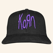 Korn Merch Purple Logo Embroidered Hat Presents For Music Lovers - Lilybirchmarket