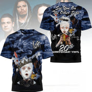 Korn Merch See You On The Other Side 20th Anniversary Vinyl T-Shirt Gifts For Music Fans - Lily Birch Market
