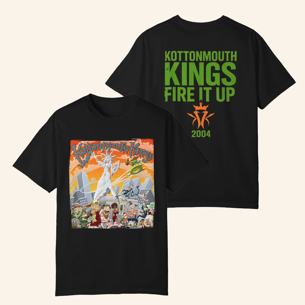 Kottonmouth Kings Merch Kottonmouth Kings Fire It Up T-Shirt Hip Hop Lover Gifts - Lily Birch Market