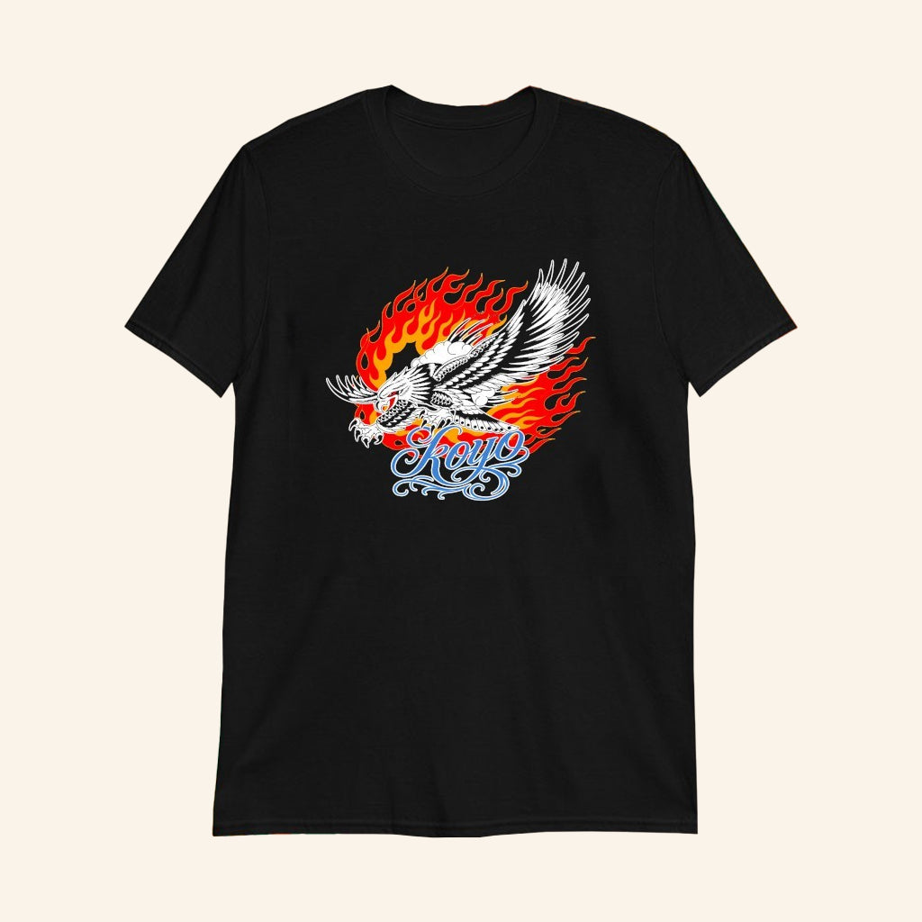 Koyo Eagle Black T-Shirt Koyo Merch Unique Gifts For Music Lovers - Lily Birch Market