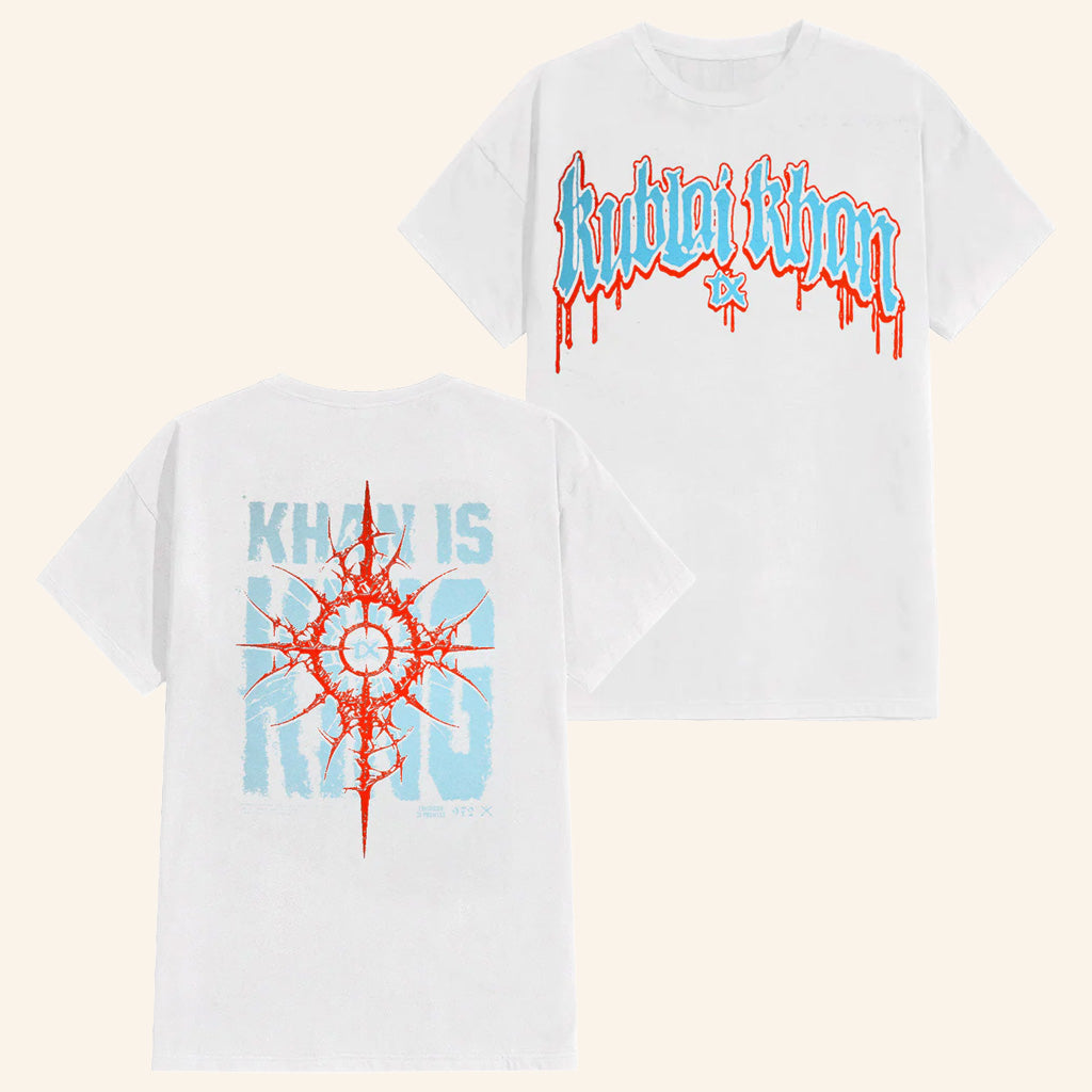 Kublai Khan TX Merch King Khan White T-Shirt Kublai Khan Shirt Christmas Presents For Friends - Lily Birch Market