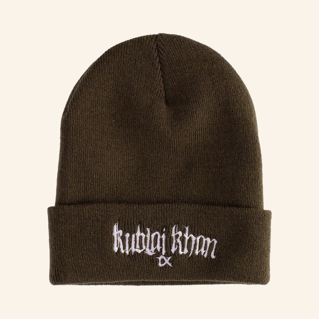Kublai Khan TX Merch KK TX Logo Beanie Kublai Khan Beanie Presents For Him - Lilybirchmarket