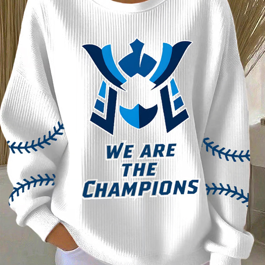 LA Dodgers Back To Back Champions Sweatshirt We Are The Champions Sweatshirt Wife Gifts - Lilybirchmarket