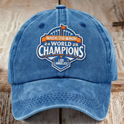 LAD Back To Back Champions Hat Embroidered World Series Merch 2025 Father Gifts - Lilybirchmarket