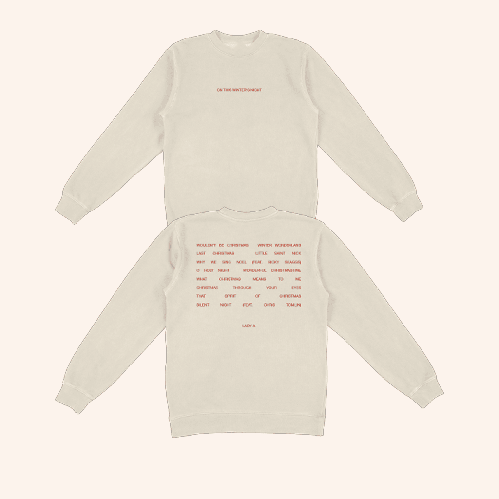 Lady A Merch On This Winter's Night Sweatshirt Unique Christmas Gifts For Her - Lilybirchmarket
