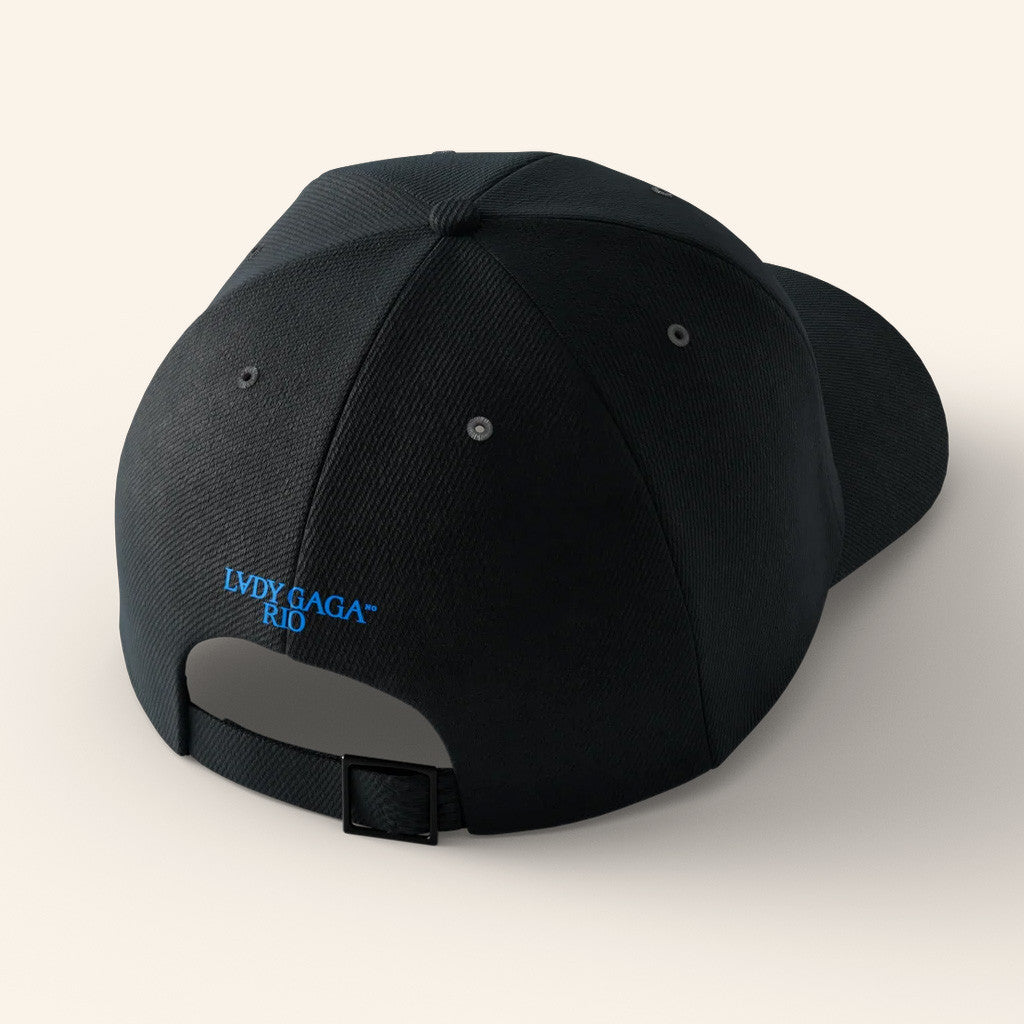 Lady Gaga Mayhem Tour Merch 2025 Concert Black Rio Hat Embroidered Gifts For Friends - Lilybirchmarket