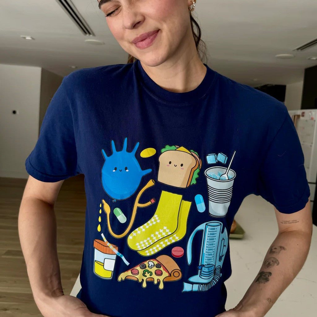 Ladyspinedoc Merch Scrubhacks Collab Nurse Collage T-Shirt Nurse Retirement Gifts - Lily Birch Market