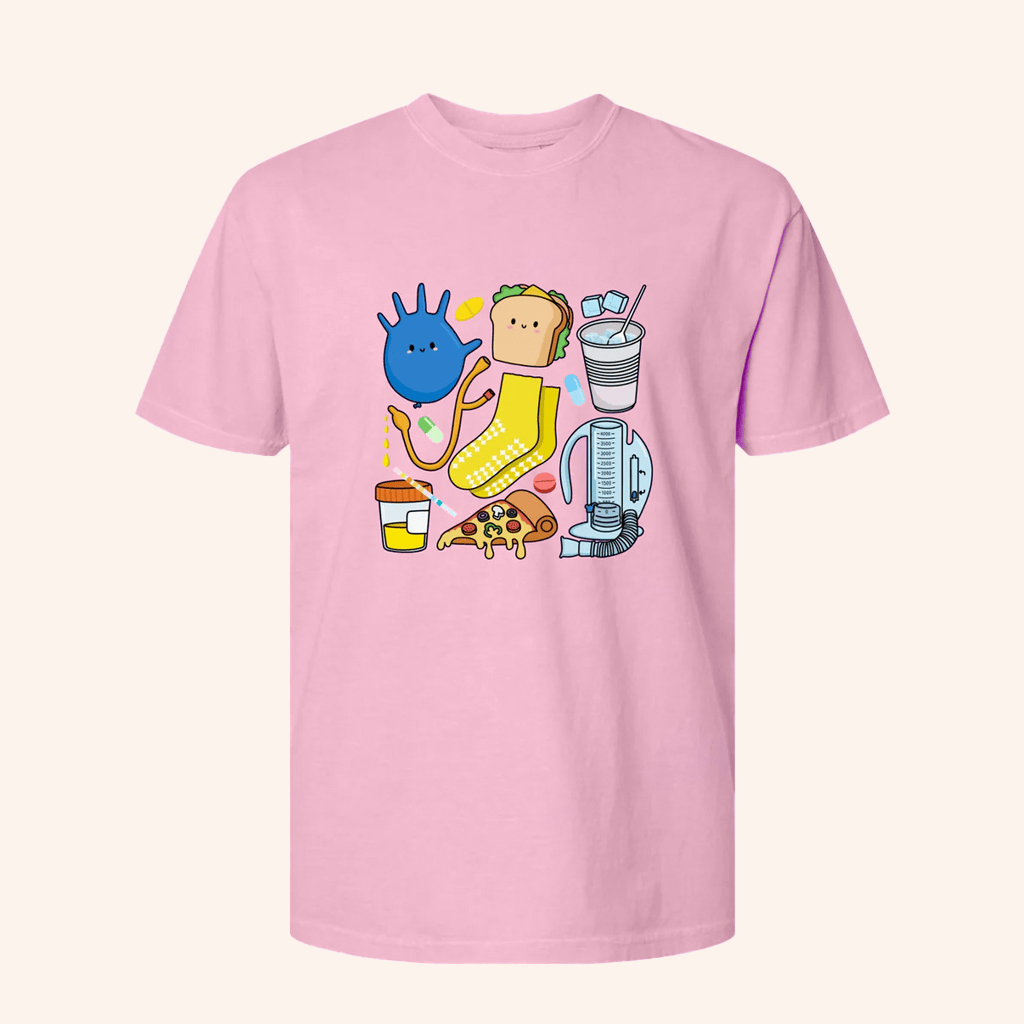 Ladyspinedoc Merch Scrubhacks Collab Nurse Collage T-Shirt Presents For Nurses - Lily Birch Market