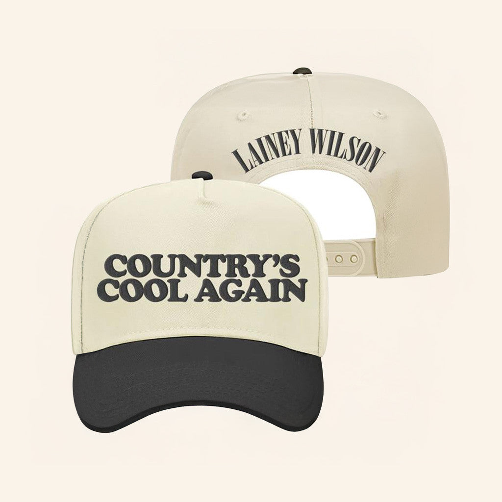 Lainey Wilson Merch Country's Cool Again Hat Embroidered Birthday Gifts For Girlfriend - Lilybirchmarket