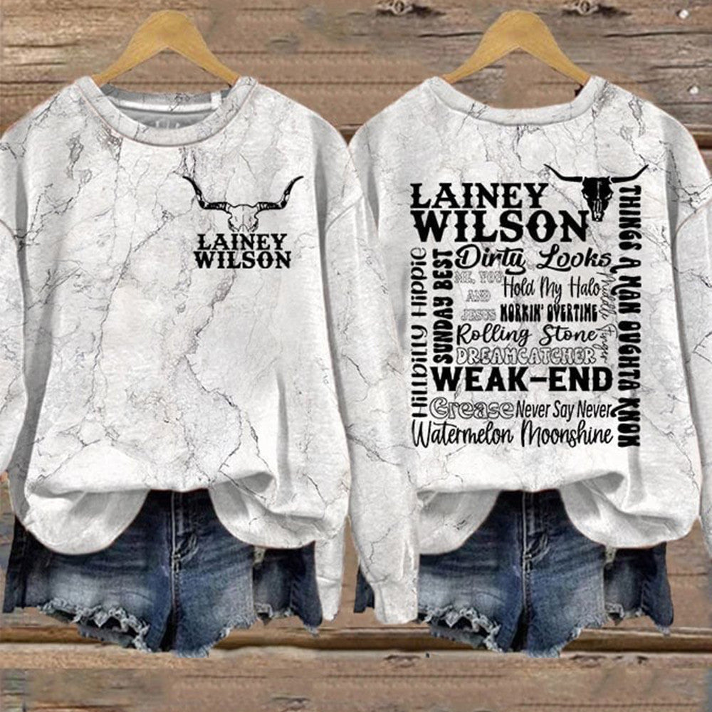 Lainey Wilson Merch Lainey Wilson Sweatshirt Music Country Gifts For Fans Gift for Wife - Lilybirchmarket