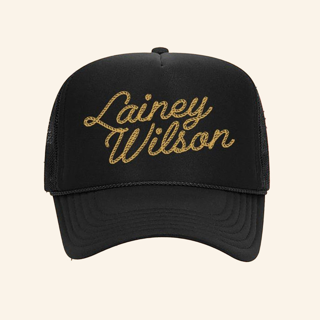 Lainey Wilson Merch Logo Rope Trucker Hat Birthday Gifts For Girlfriend - Lilybirchmarket