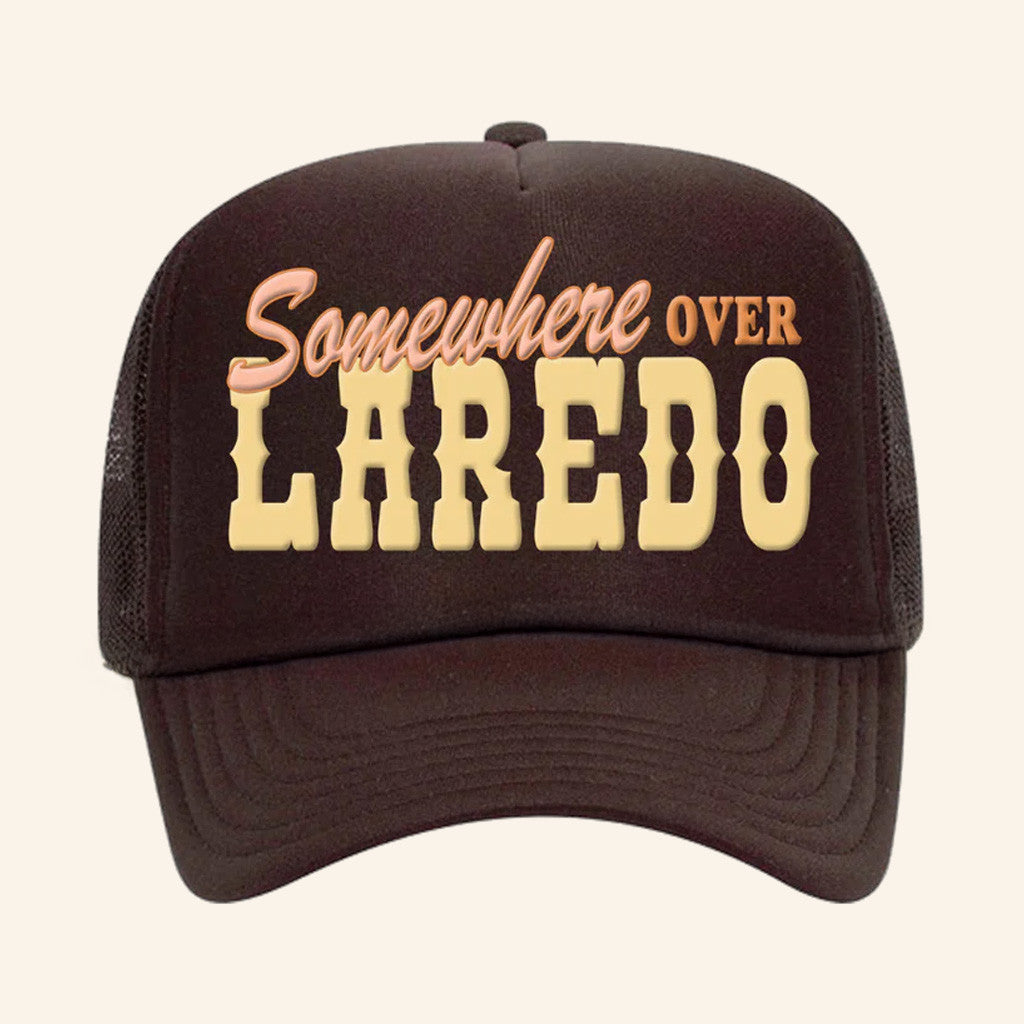 Lainey Wilson Merch Somewhere Over Laredo Trucker Hat Christmas Gifts For Music Fans - Lilybirchmarket