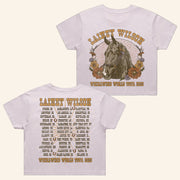 Lainey Wilson Merch Tour 2025 Whirlwind World Tour Cropped T-Shirt Present For Her - Lily Birch Market