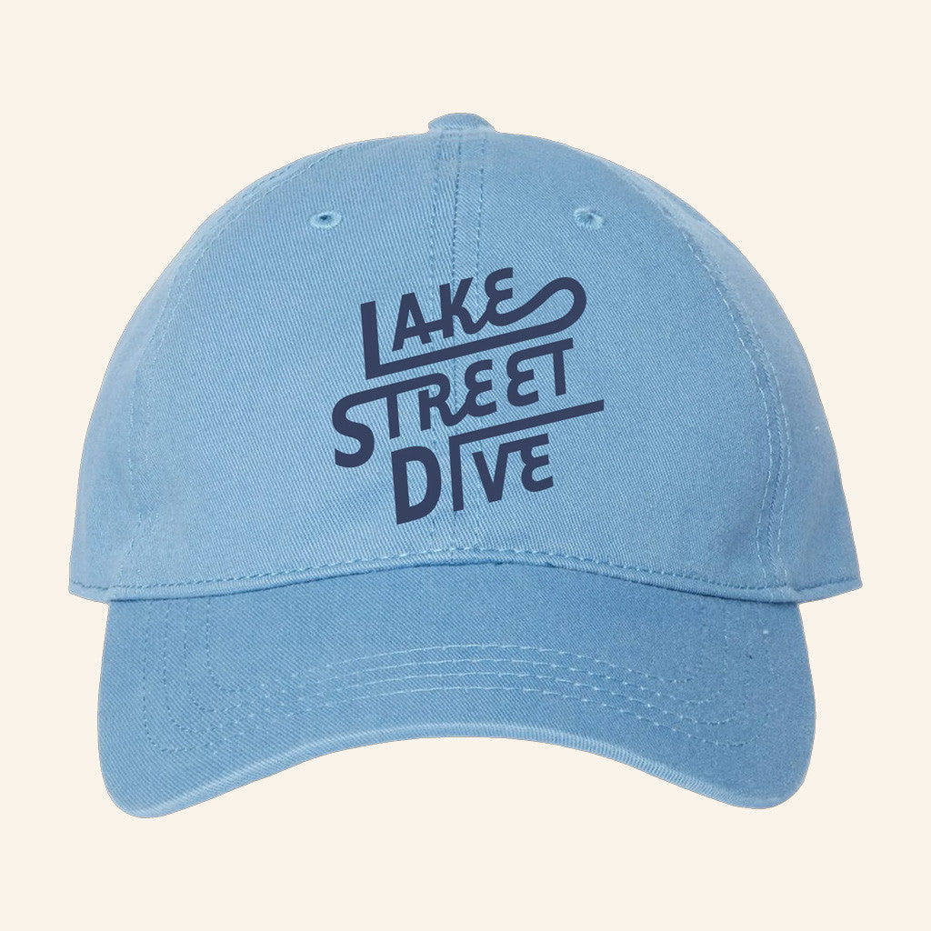 Lake Street Dive Merch Blue Classic Logo Hat Gifts For Son - Lilybirchmarket