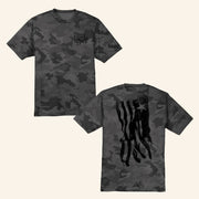Lamb Of God Merch Black Ink Flag Camo T-Shirt Gifts For Band Fans - Lily Birch Market