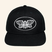 Landmvrks Merch Moth Snapback Hat Embroidered Gifts For Dudes - Lilybirchmarket
