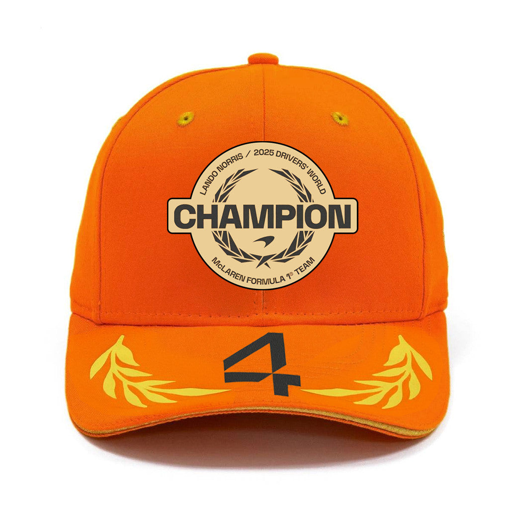 Lando Norris World Championship Merch Lando Norris Champion Hat WDC Merch Gifts For Fans - Lilybirchmarket