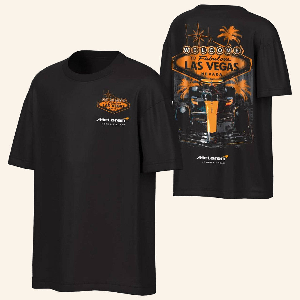 Lando Norris World Championship Merch WDC Clothing 2025 McLaren F1 UK Mens Vegas Raceway T-Shirt - Lily Birch Market