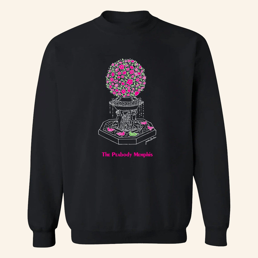 Lansky Bros Merch Lansky X Justin Bowles Fountain Sweatshirt Gifts For Best Friends - Lilybirchmarket