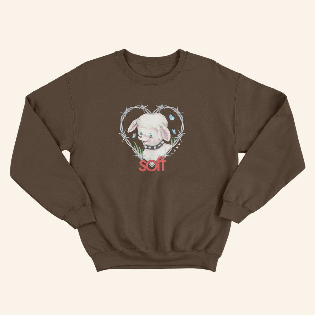 LANY Merch Barbed Wire Lamb Crewneck Sweatshirt Gifts For Pop Fans - Lilybirchmarket