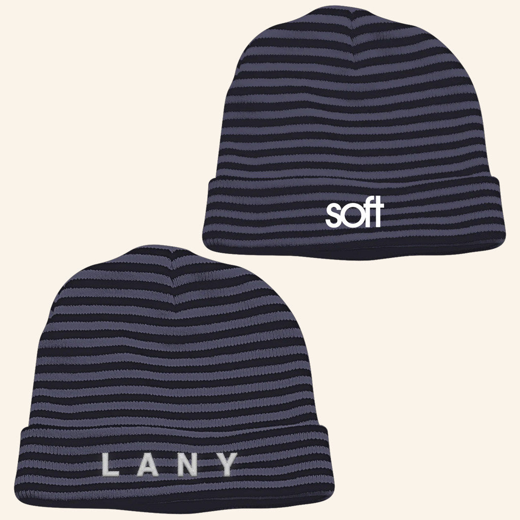 LANY Merch Soft Striped Beanie Gift Ideas For Pop Lovers - Lilybirchmarket