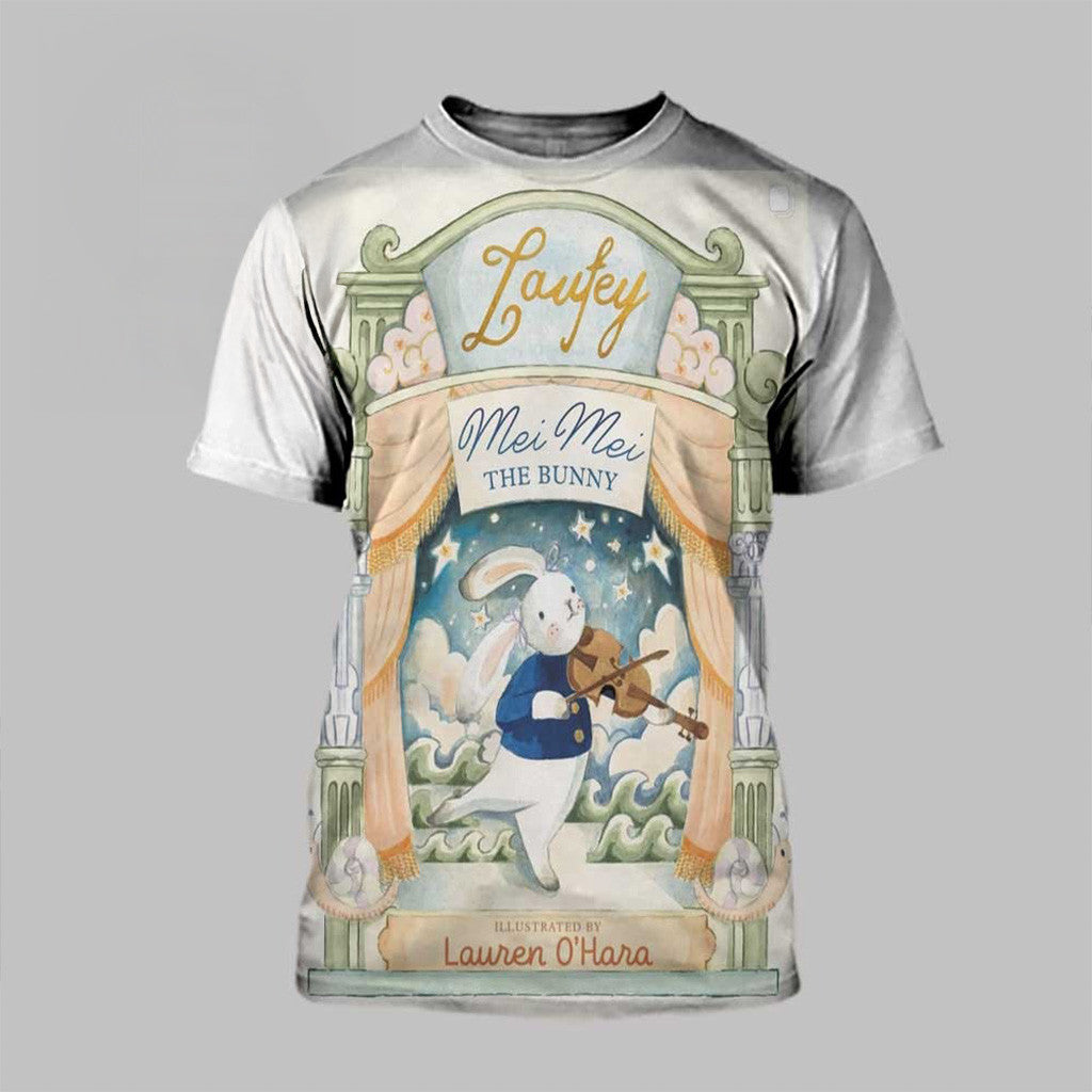 Laufey Mei Mei The Bunny 2026 April 21st T-Shirt Fan Merch Gifts For Girlfriend - Lily Birch Market