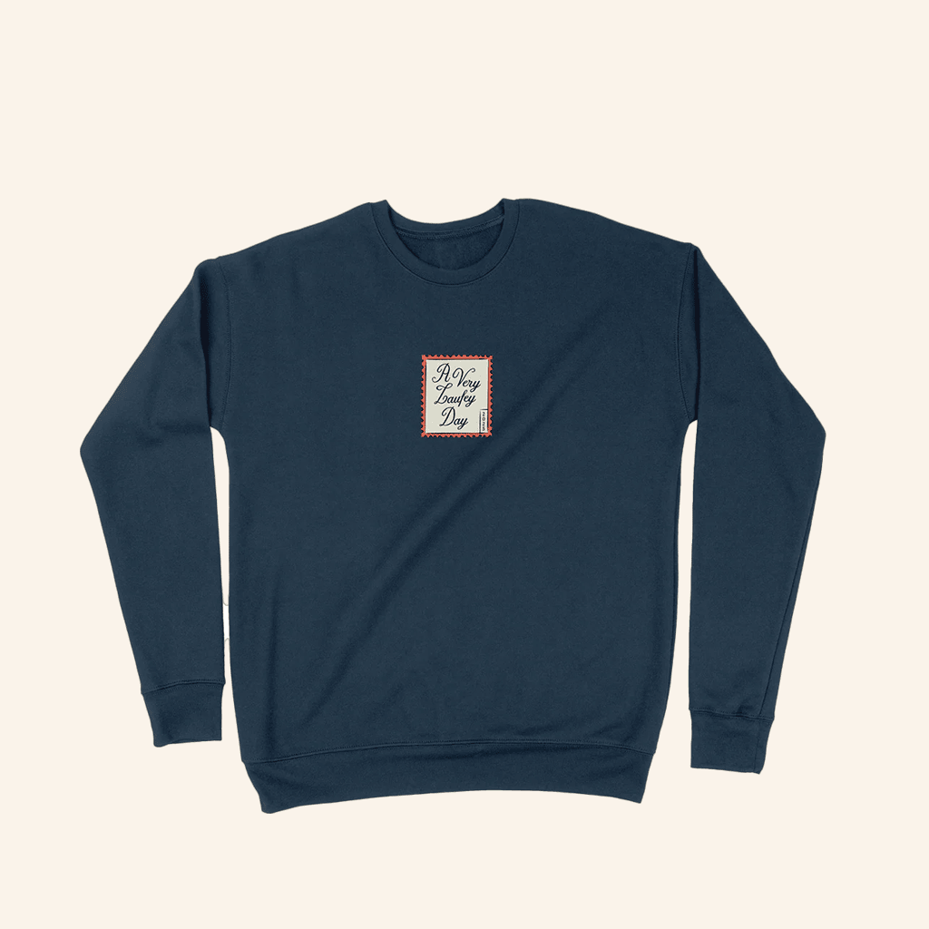 Laufey Music Merch A Very Laufey Day Crewneck Sweatshirt Friends Gifts - Lilybirchmarket