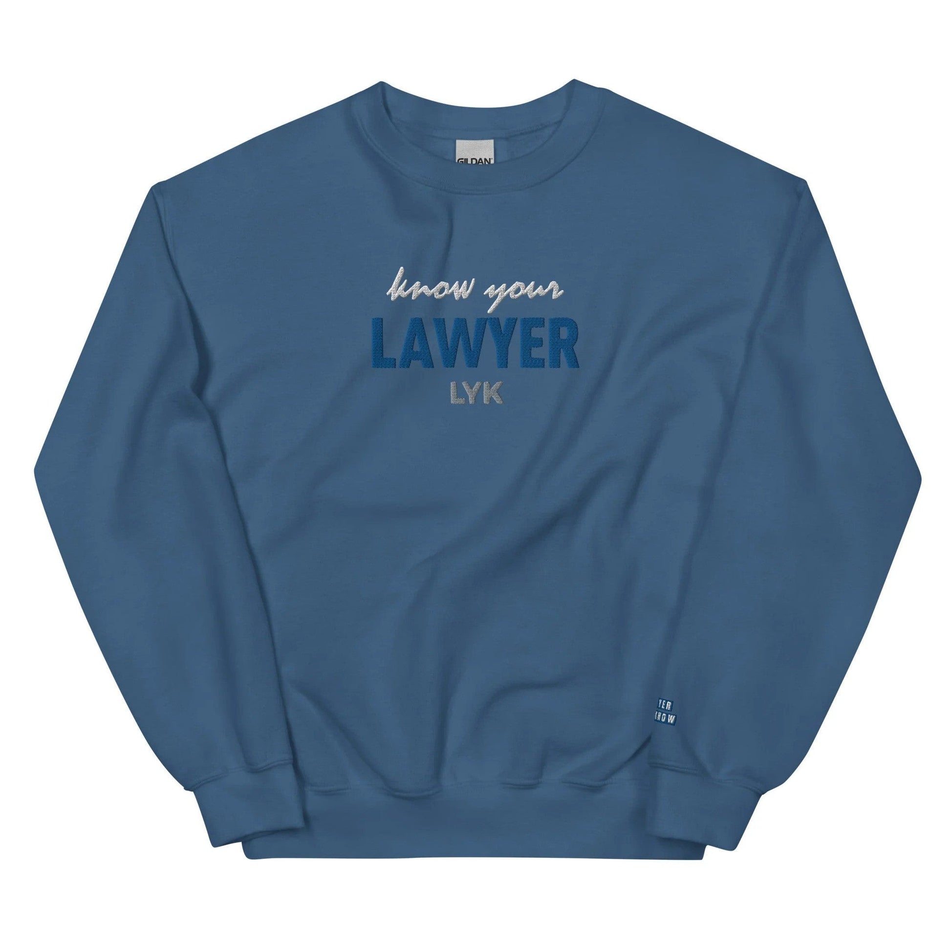 Lawyer You Know Merch Printed LYK Sweatshirt First Fathers Day Gift Ideas - Lilybirchmarket
