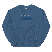 Lawyer You Know Merch Printed LYK Sweatshirt First Fathers Day Gift Ideas - Lilybirchmarket
