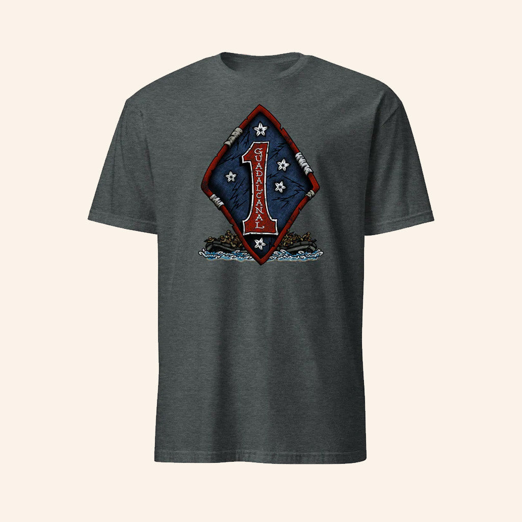 Leatherneck For Life Merch 1St Division Reimagined T-Shirt Gifts For Dad - Lily Birch Market
