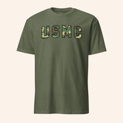Leatherneck For Life Merch USMC Arch Camo T-Shirt Best Gifts For Marines - Lily Birch Market
