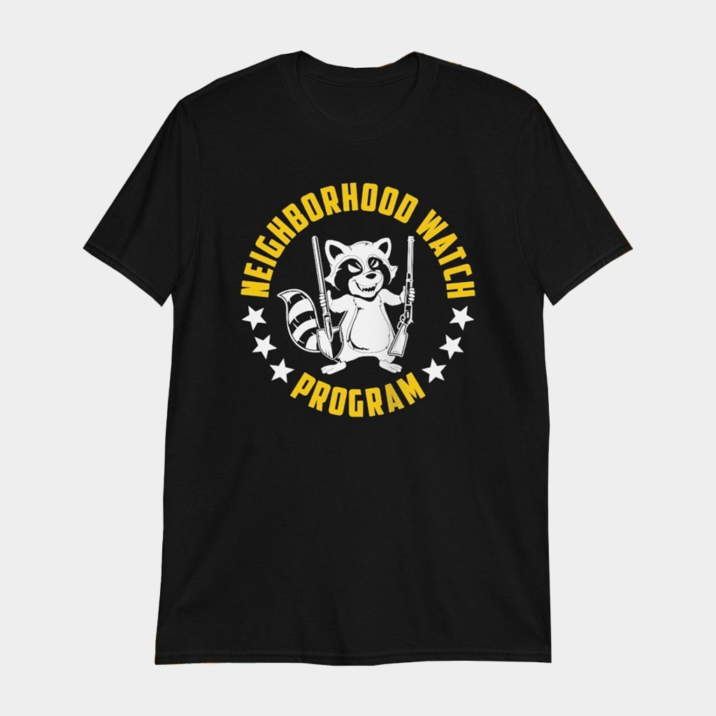 Legally Armed America Neighborhood Watch Trash Panda Raccoon T-shirt Gifts For Gun Lovers - Lily Birch Market