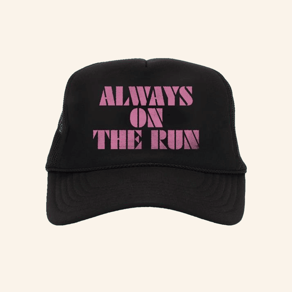 Lenny Kravitz Merch Always On The Run Trucker Hat Gifts For Wife - Lilybirchmarket