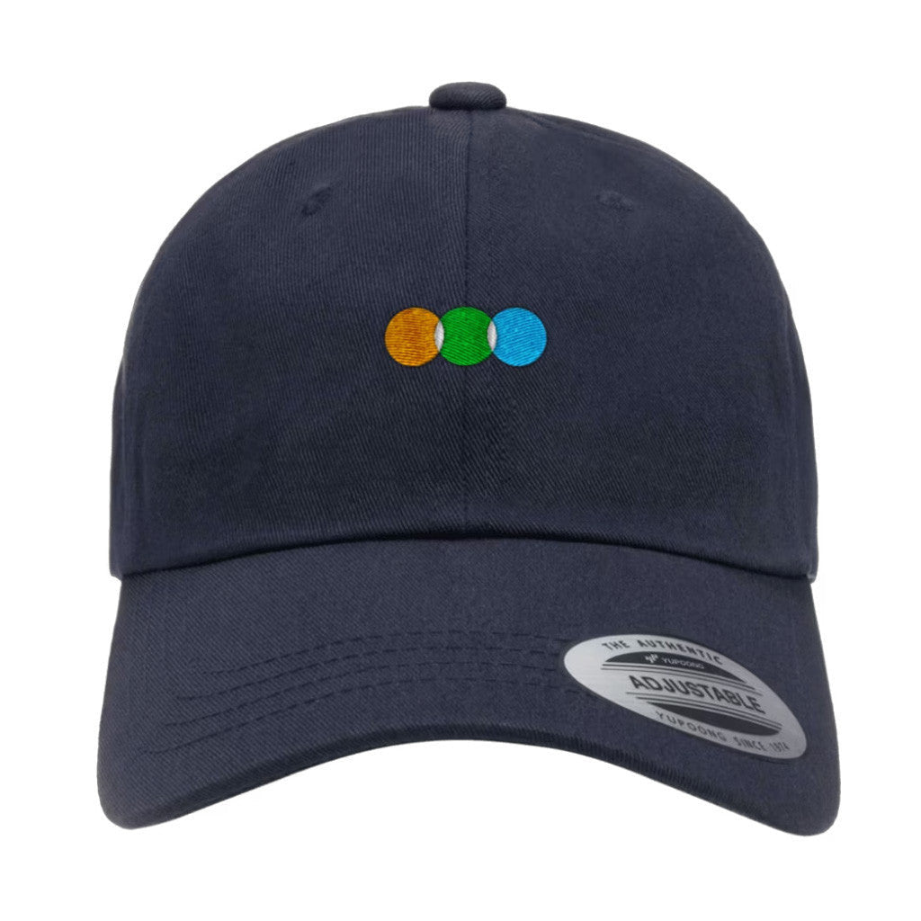 Letterboxd Merch Dots Logo Embroidered Navy Hat Gifts For Best Friends - Lilybirchmarket