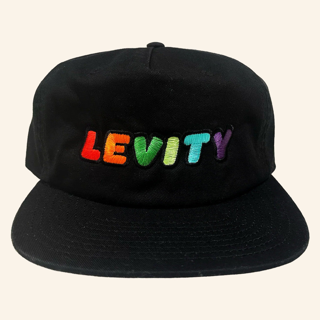 Levity Merch Levity Rainbow Embroidered Snapback Hat Gift Ideas For Music Lovers - Lilybirchmarket