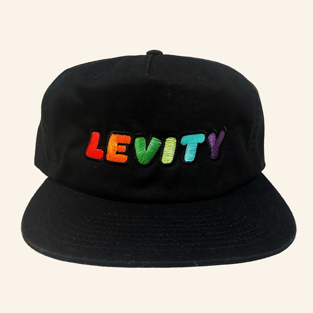 Levity Merch Levity Rainbow Embroidered Snapback Hat Presents For Music Lovers - Lilybirchmarket