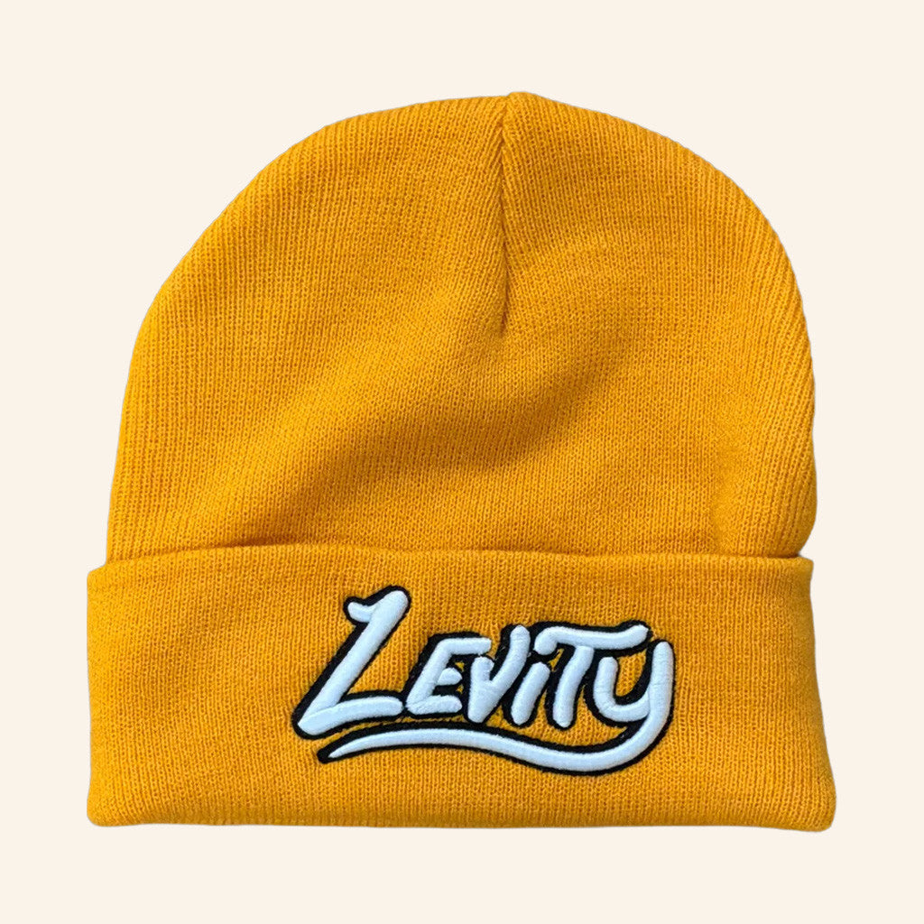 Levity Merch Levity Yellow Logo Beanie Christmas Gifts For Music Lovers - Lilybirchmarket