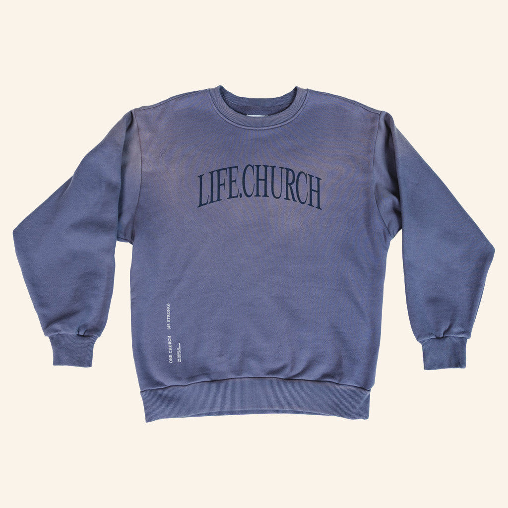 Life Church Merch Life Church Sun Dyed Sweatshirt Christmas Gift Ideas For Sister - Lilybirchmarket