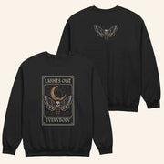 Lights Out Merch Tarot Crewneck Lights Out Everybody Sweatshirt Gifts For Friends - Lilybirchmarket