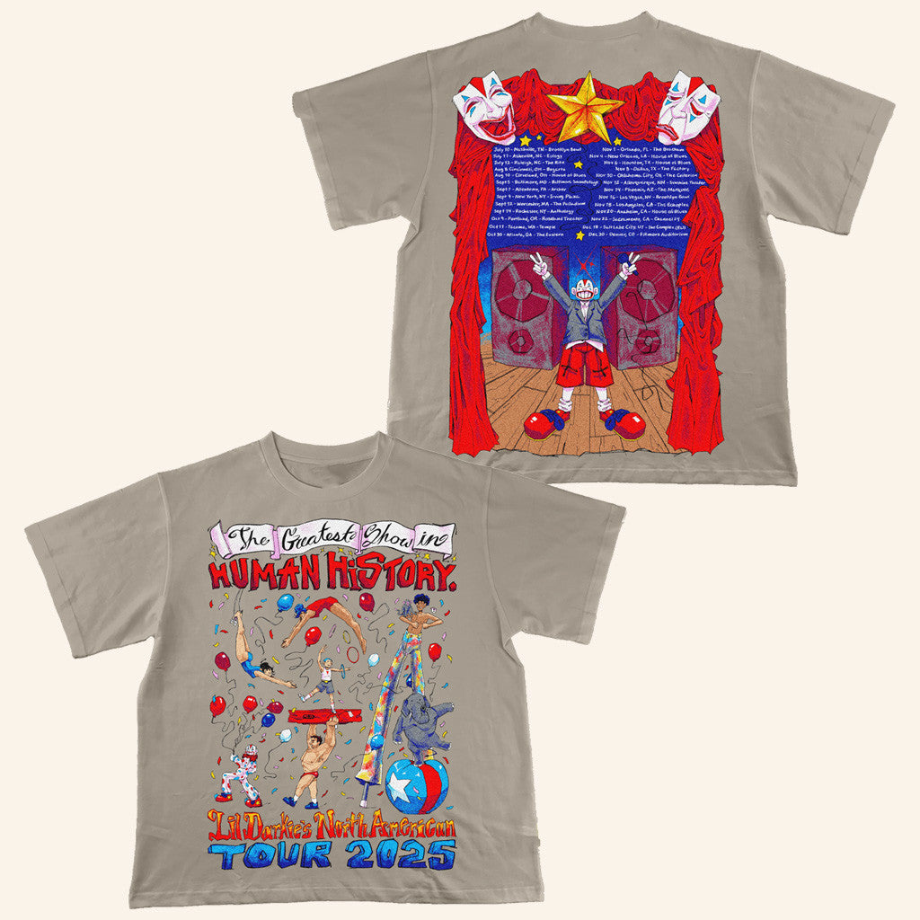 Lil Darkie Merch Tour Circus T-Shirt Gifts For Hip Hop Lovers - Lily Birch Market