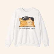 Lilsimsie Merch Lilsimsie Cool Cats Against Cancer Sweatshirt Birthday Gift For Sister - Lilybirchmarket