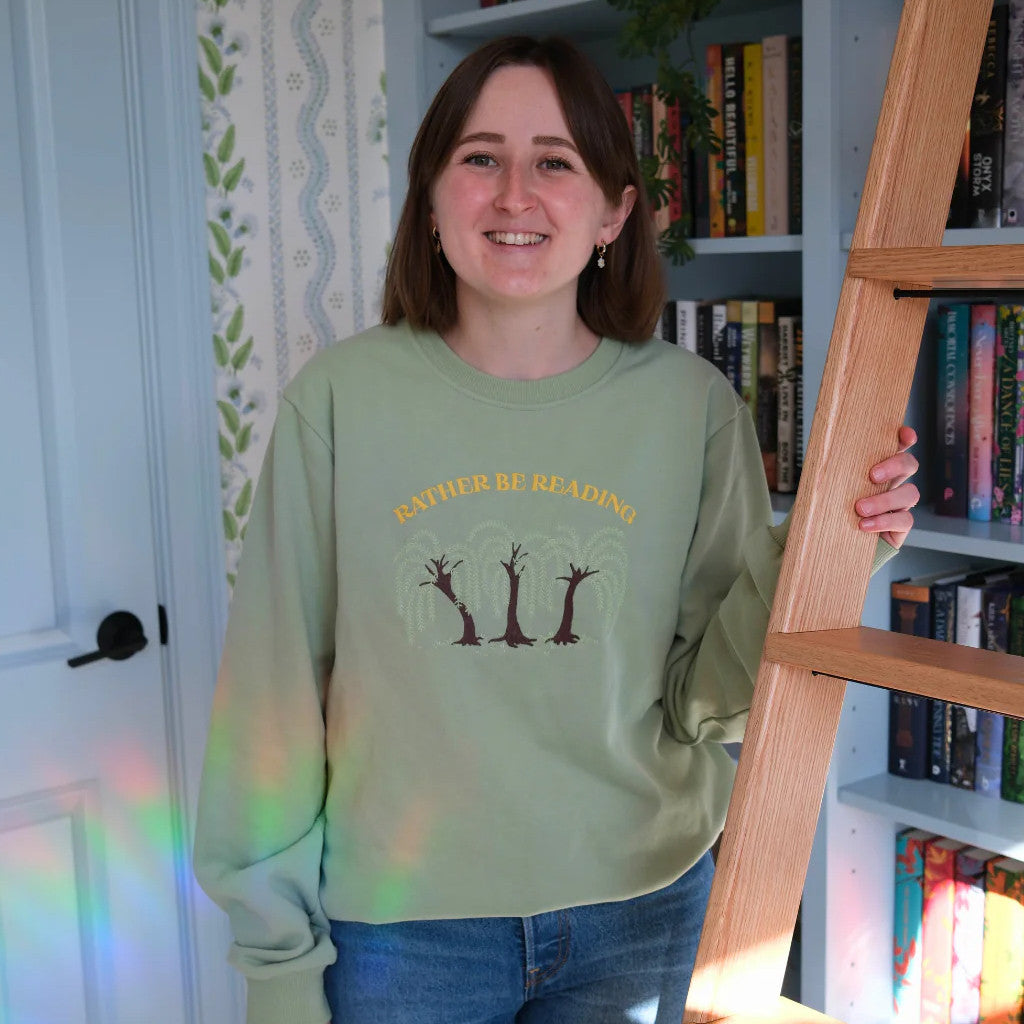 Lilsimsie Merch Rather Be Reading Willow Sweatshirt Gifts Ideas For Wife - Lilybirchmarket