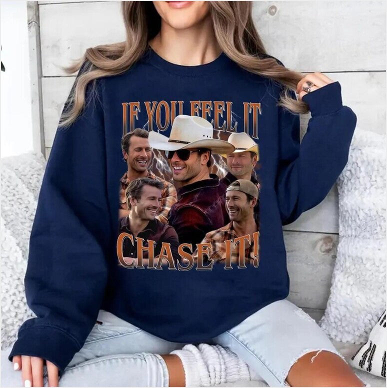 Limited If You Feel It Chase It Unisex T-Shirt Tyler Owens Twisters Sweatshirt Gifts For BFF - Lilybirchmarket