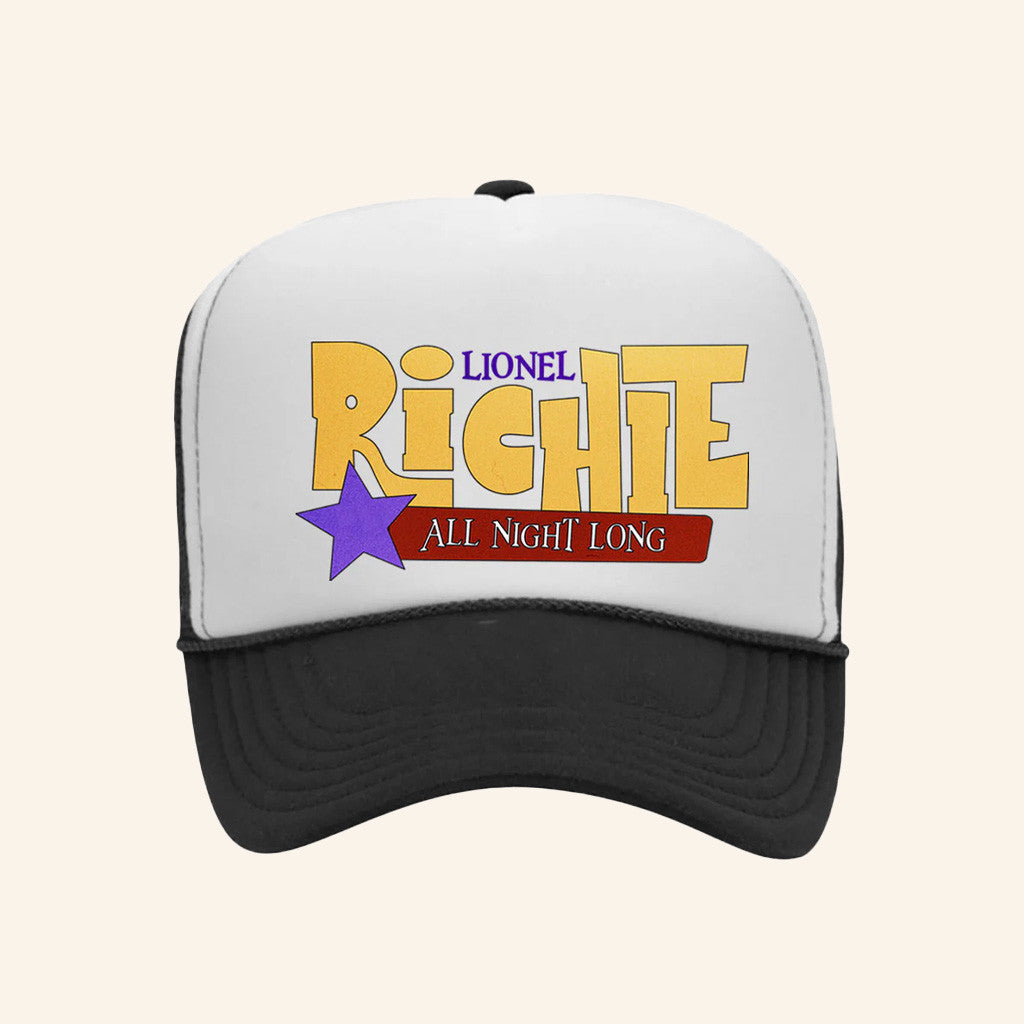 Lionel Richie Merch All Night Long Trucker Hat Cool Gifts For Music Lovers - Lilybirchmarket